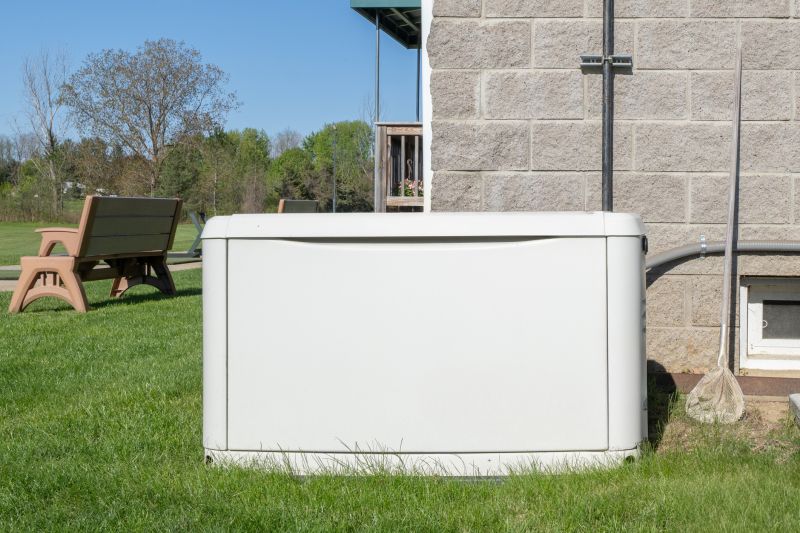 Residential Backup Generator in Use