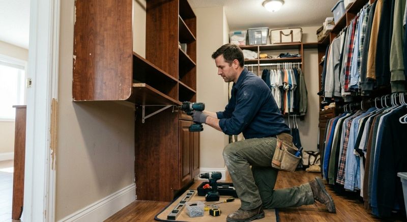 Coat Rack Installation in Conroe, TX
