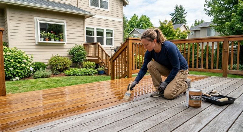 Deck Sealing in Kitsap County, WA