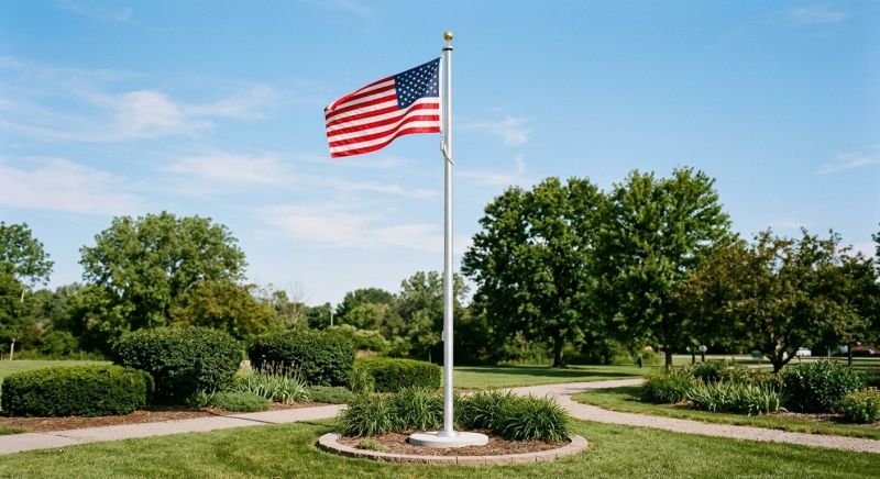 Flagpole Installation in Overland Park, KS