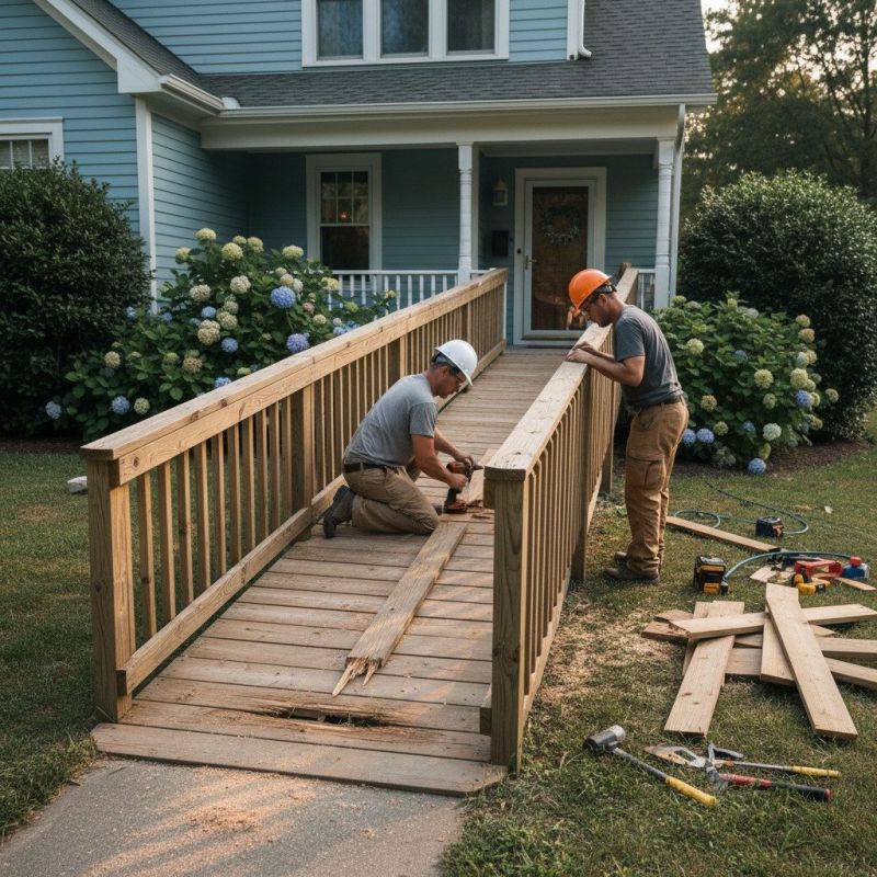 Handicap Ramp Repair in Overland Park, KS