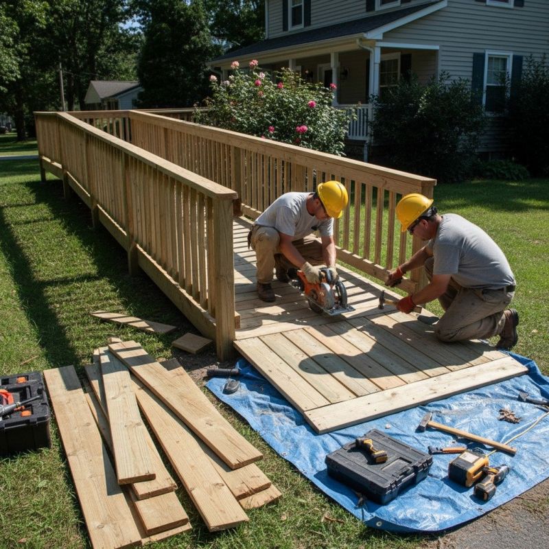 Handicap Ramp Repair in Conroe, TX