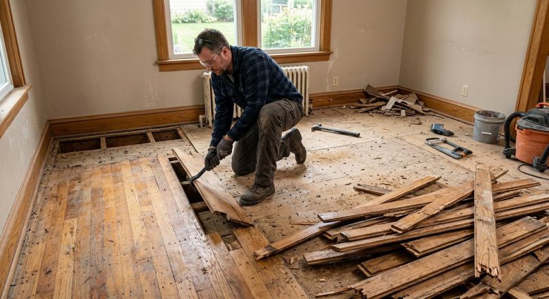Hardwood Floor Removal in Denver, CO