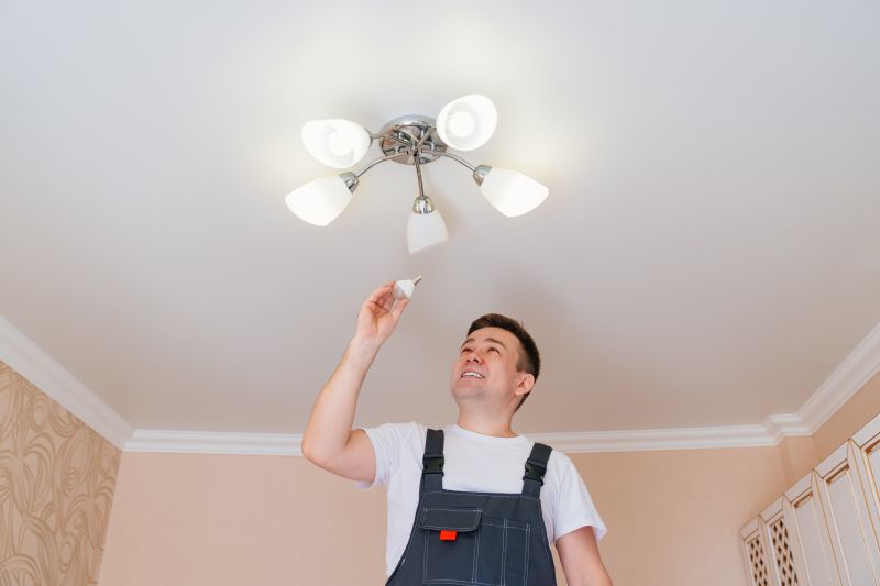 Changing Lightbulb in Ceiling Fixture