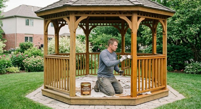 Pavilion Sealing in Kitsap County, WA