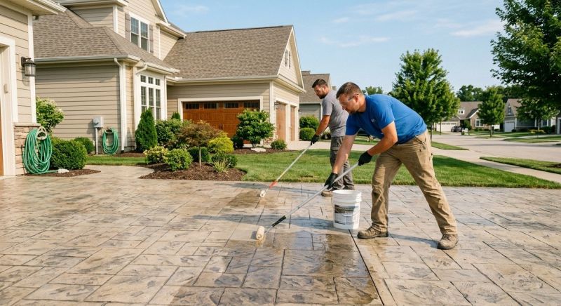 Stamped Concrete Sealing in Kitsap County, WA