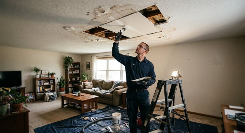 Water Damage Ceiling Repair in Alpharetta, GA