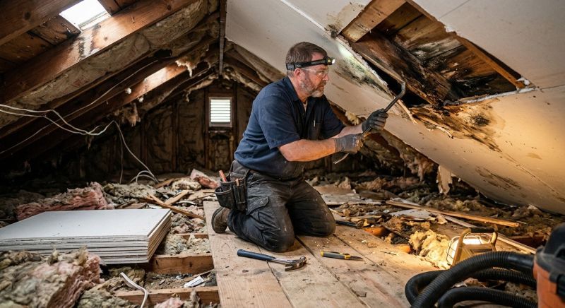 Water Damage Ceiling Repair in Denver, CO