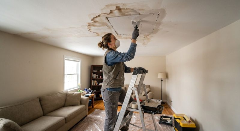 Water Damage Ceiling Repair in Conroe, TX