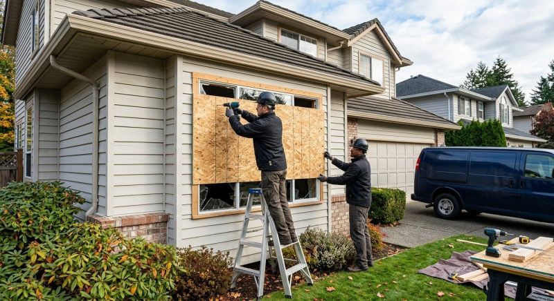 Window Boarding Service in Conroe, TX