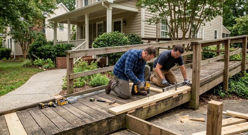 Wood Ramp Repair in Denver County, CO