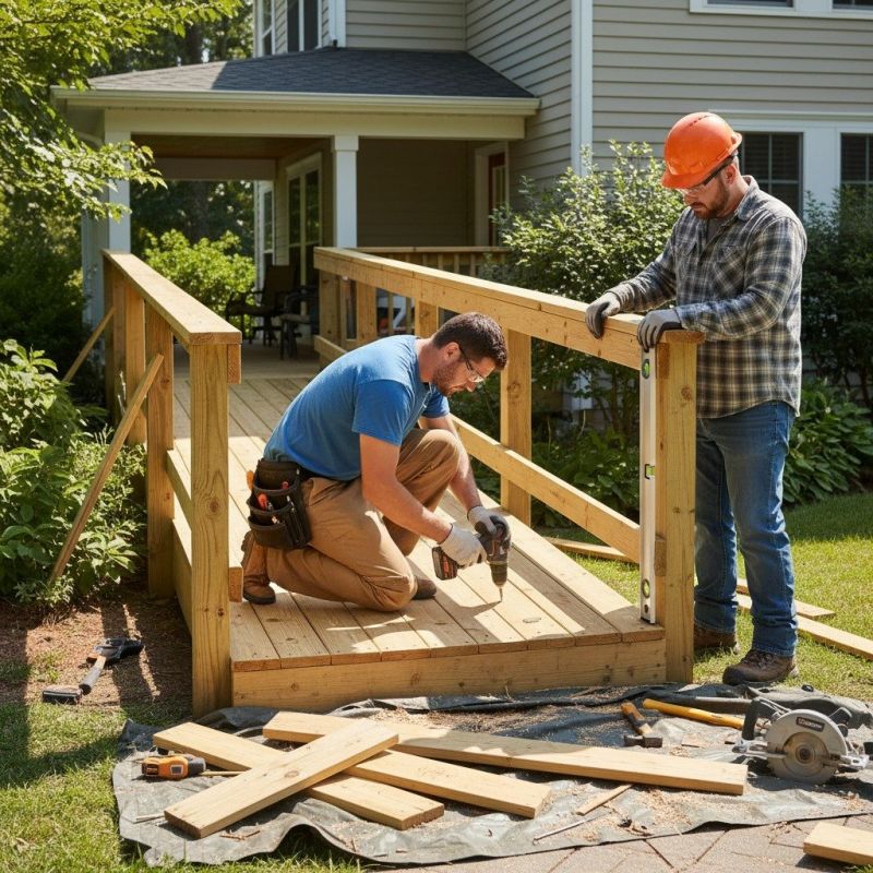 Wood Ramp Repair in Overland Park, KS